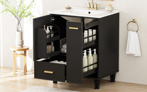 24" Bathroom Vanity with Sink