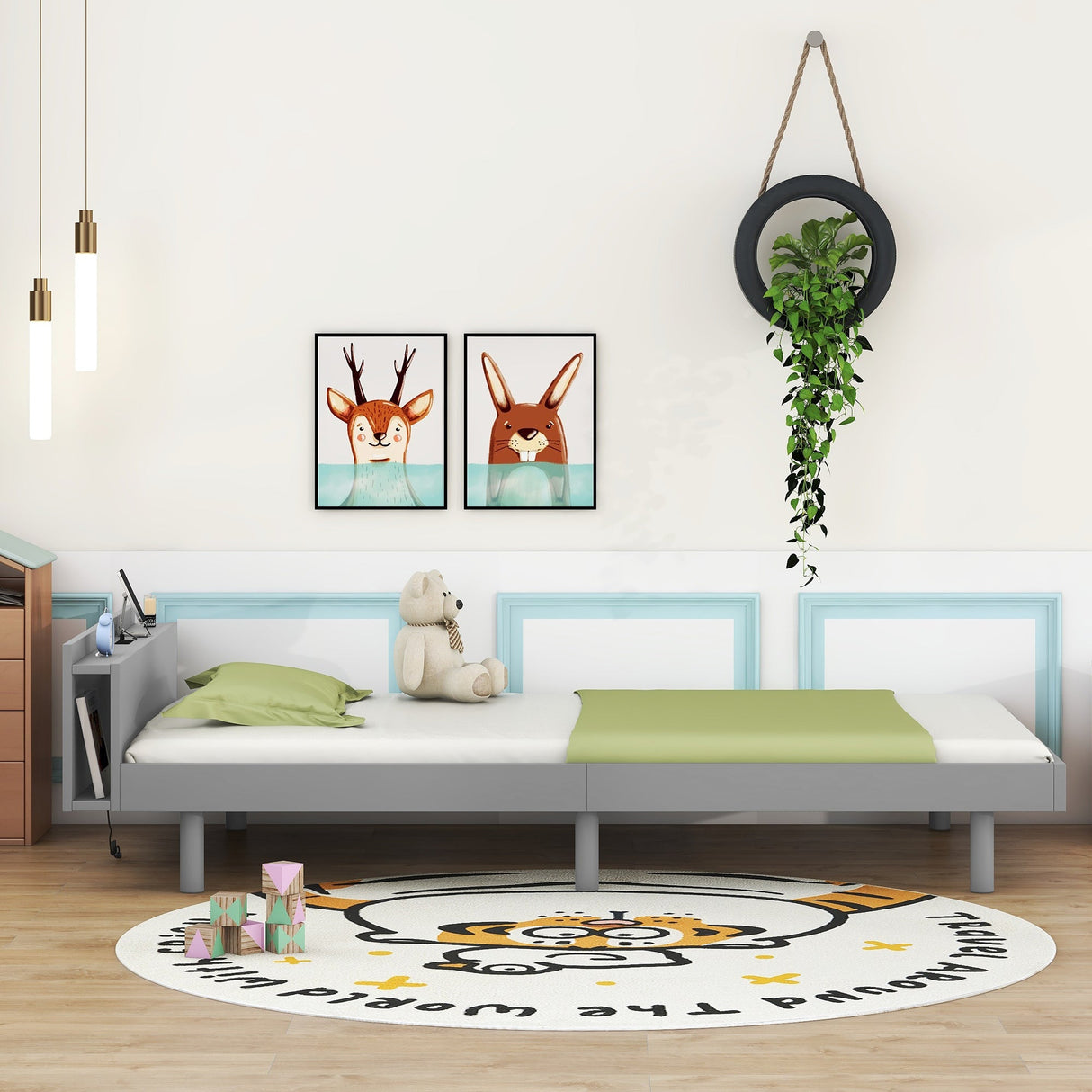 The Twin Bed with Roll-Out Trundle — Sleek Design Meets Space-Saving Functionality