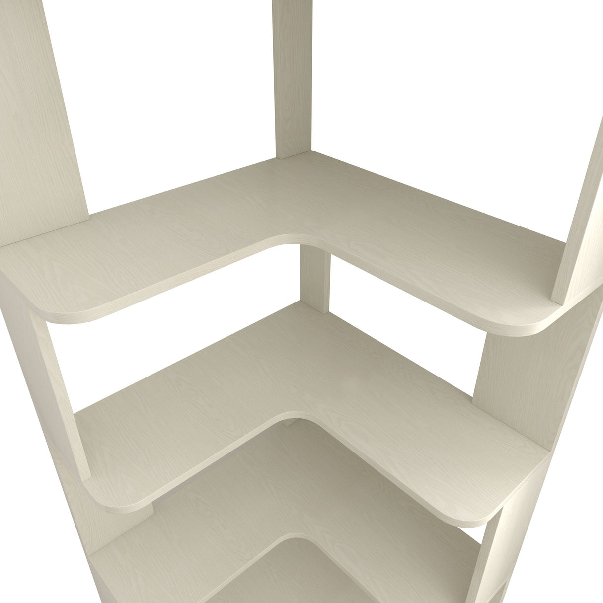L-Shaped Corner Bookshelf