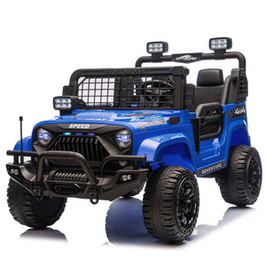 24V Two-Seater Kids Ride-On Electric Truck with Parental Control