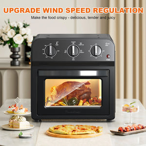 Family Size Air Fryer Toaster Oven Combo, 13QT