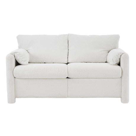 Modern-Loveseat-Sofa-2-Seater-Plush-Chenille-Fabric,-Ivory-White-Sofas-&-Sectionals