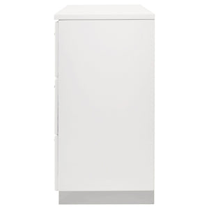Felicity 6-drawer Dresser White High Gloss