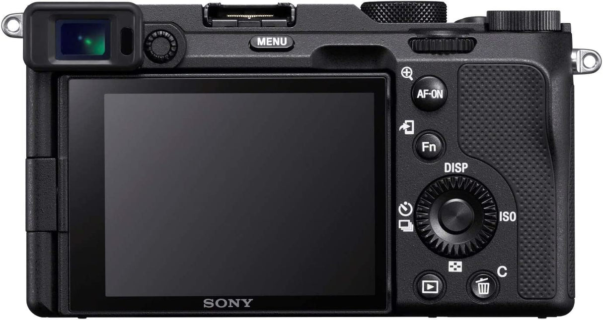 Certified Refurbished - Sony Alpha 7C Full-frame Compact Mirrorless Camera Kit -ILCE7CL/B, Black