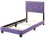 Glory furniture suffolk g1402-tb-up twin bed , purple