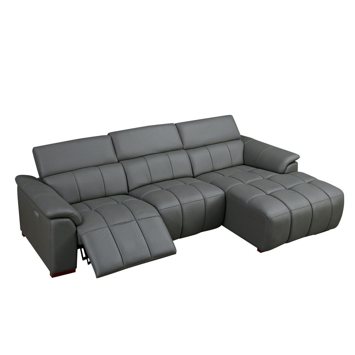 Wall-Hugger Reclining Sofa Modern Electric Control