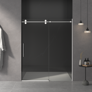 56"-60"W x 76"H Frameless Shower Door