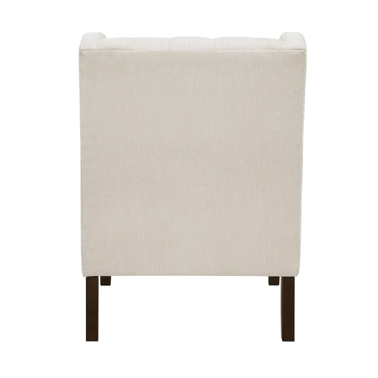Button-Tufted Upholstered High Back Accent Chair
