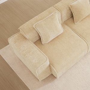 Streamlined Design Modular 2 Seat L Shape Sectional Sofa