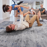 NAAR MARFI Collection Abstract Non-Shedding and Stain Resistant Area Rug