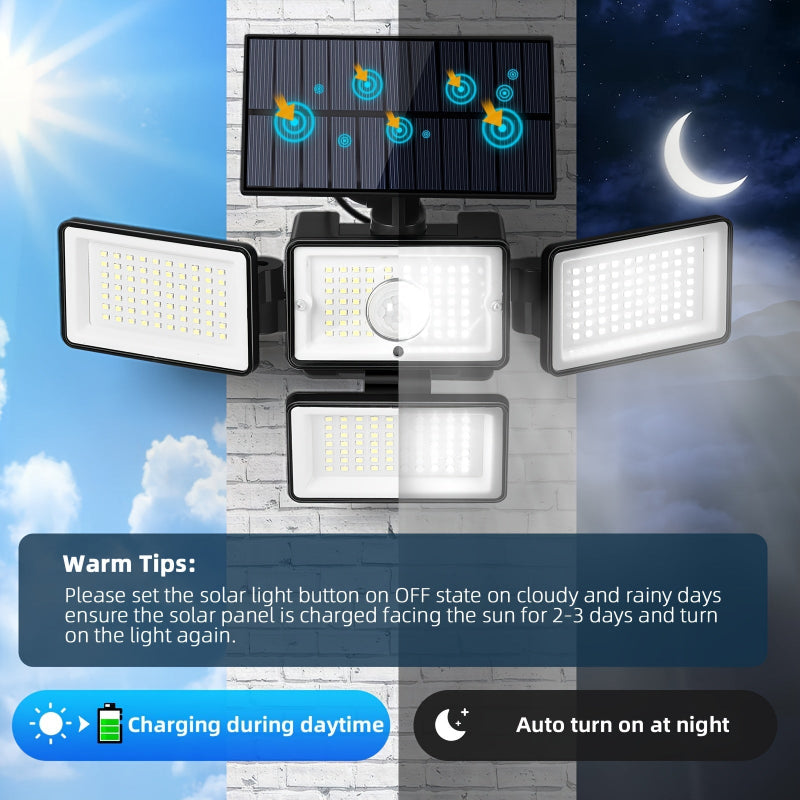Moktan Sabai - Bright Solar Lights w/ Remote & Motion Sensor 2/4 Pack