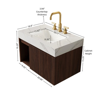 Eiden 30" Bathroom Vanity & Sink