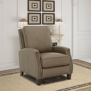 Melrose - Recliner Push Thru The Arm - Cashmere-Taupe