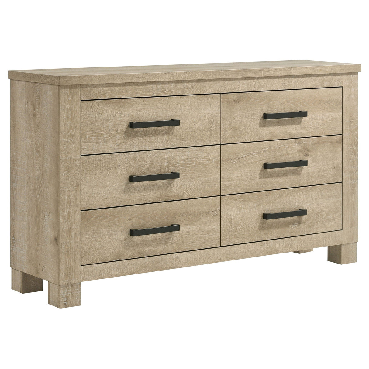 Oakglen 4-piece Eastern King Bedroom Set Weathered Oak
