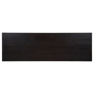 Harkes 75-inch 3-drawer Computer Desk with Adjustable Shelf Coffee Bean
