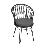 7-Piece Outdoor Wicker Dining Set for 6