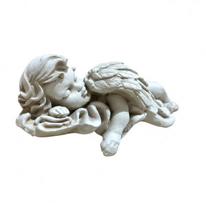 Magnesium Oxide Lying Angel Statue