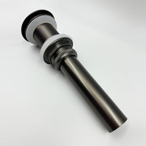 Bathroom Sink Drain without Overflow, Vessel Sink Lavatory Vanity Pop Up Drain Stopper