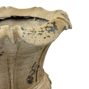 MGO Garden Planter, Antique White Finish