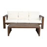 3 Seater Patio Set, Outdoor Sofa & Coffee Table Set