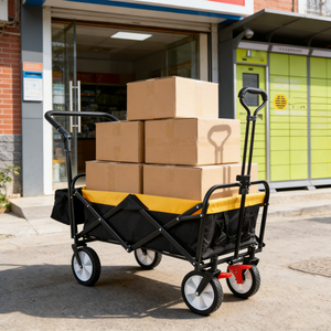 Folding Wagon Collapsible Outdoor Utility Wagon