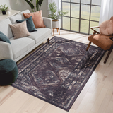 Naar Washable Area Rugs, Low-Pile, Non-Slip, Non-Shedding, Foldable, Kid & Pet Friendly