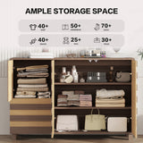 55-Inch Hand-Carved Buffet Sideboard Cabinet