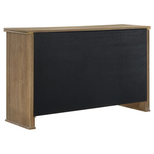 Adina 3-door 59-inch Sideboard Server Distressed Light Brown