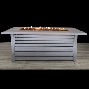 Propane / Gas Outdoor Fire Pit Table With Lid