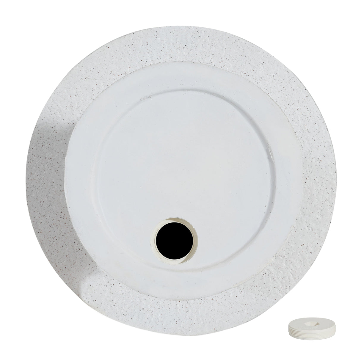 Berra MGO Outdoor Patio Side Table Umbrella Base with Sand-Filling Design