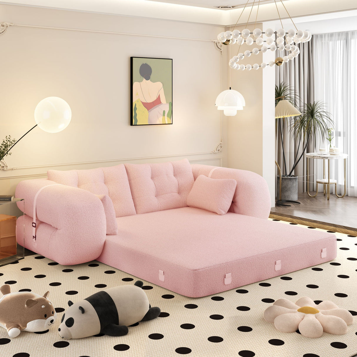 Human Dog Bed, Multi Functional Foldable Sofa Bed, 3 In 1