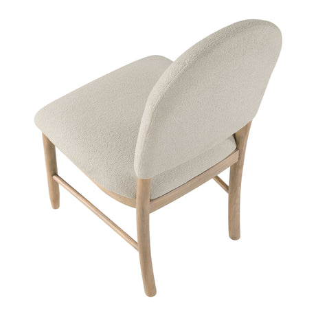 Natural Finish Dining Chairs, Set of 2