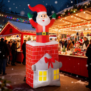 7FT Christmas Inflatable Santa Claus Figure