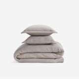 BedGear Performance Duvet Set, Queen - Taupe/Arrowhead
