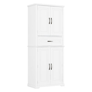 Bathroom Storage Cabinet With Multifunctional Storage Space, Drawer With Slide Rails, Adjustable Shelf