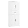 Bathroom Storage Cabinet With Multifunctional Storage Space, Drawer With Slide Rails, Adjustable Shelf