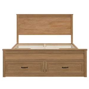 Modern Storage Platform Bed Frame With 6 Drawers