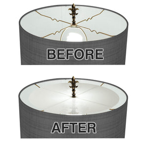 15.5" Round Diffuser Translucent Frosted White