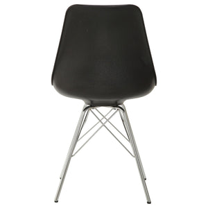 Padded Dining Chair (Set of 2) - Black