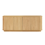 Modern Fluted Sideboard Storage Cabinet