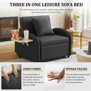 3-in-1 Convertible Sofa Chair Bed