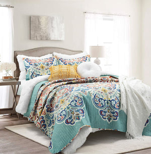 Boho Chic Quilt 3 Piece Set