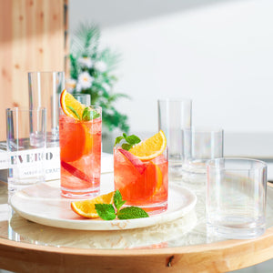 Barcelona-Acrylic-Lowball-&-Highball-Glassware,-Set-of-8-Highball-&-Lowball