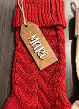 Red Knitted Christmas Stocking
