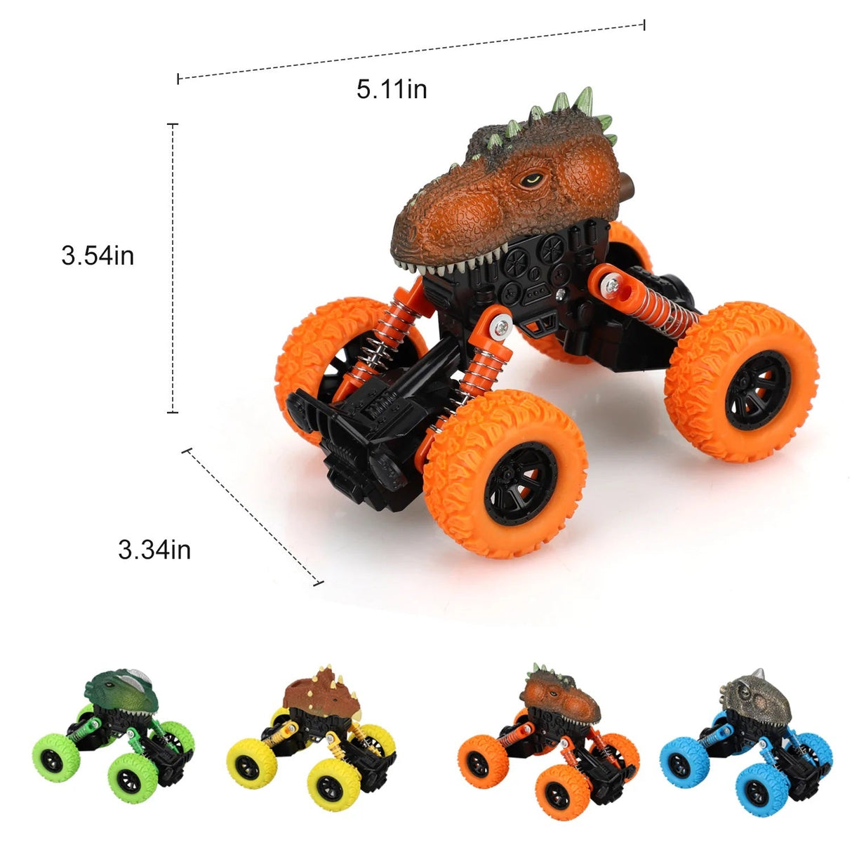 Dino Truck Pull-Back Monster Truck