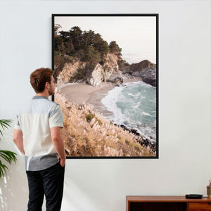 McWay Falls Canvas Wall Art, Big Sur California Photography