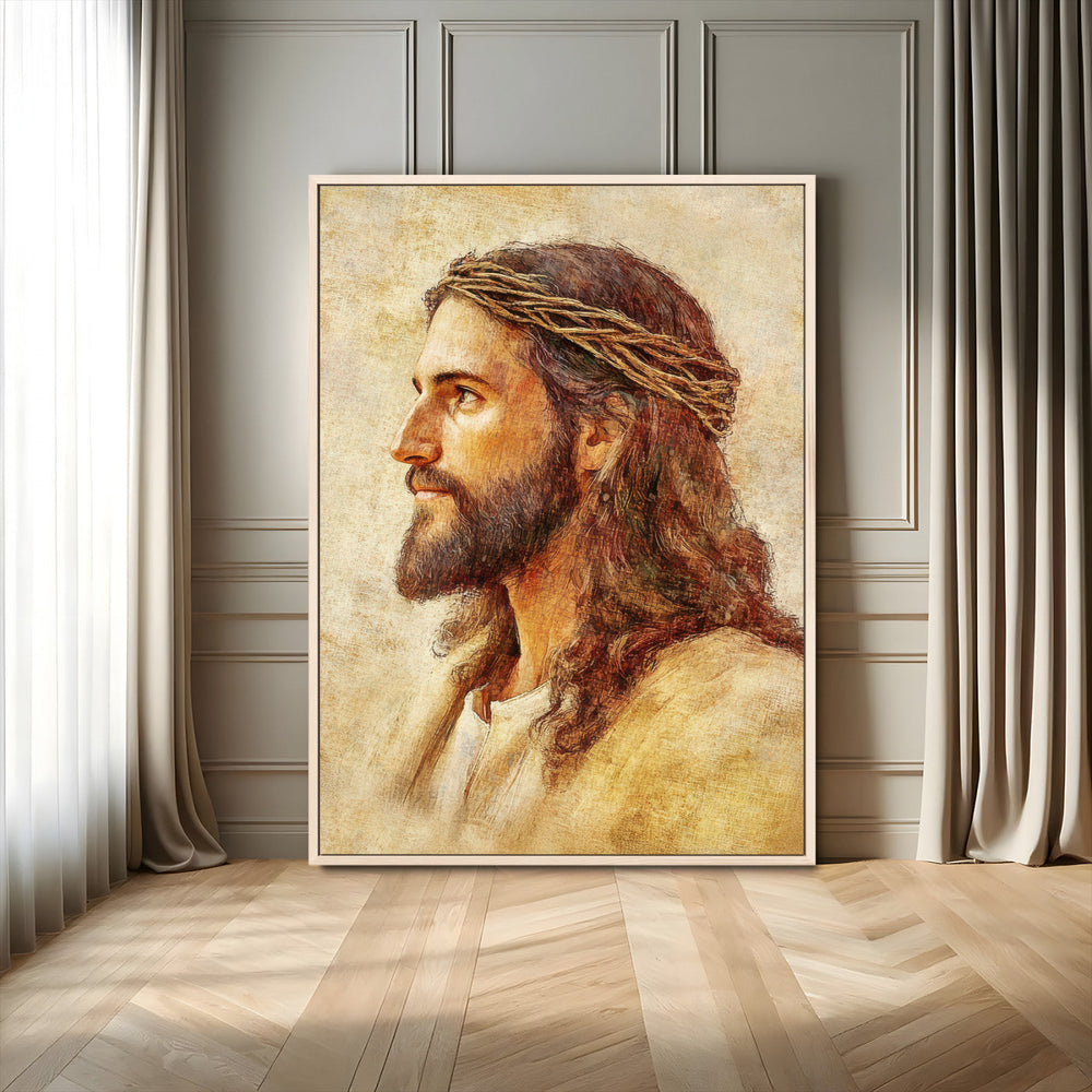 Spiritual Portrait Wall Art – Framed Inspirational Canvas