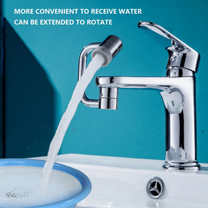 1080° Rotating Faucet Extender Kitchen Tap Aerator Dual Spray Sink Attachment