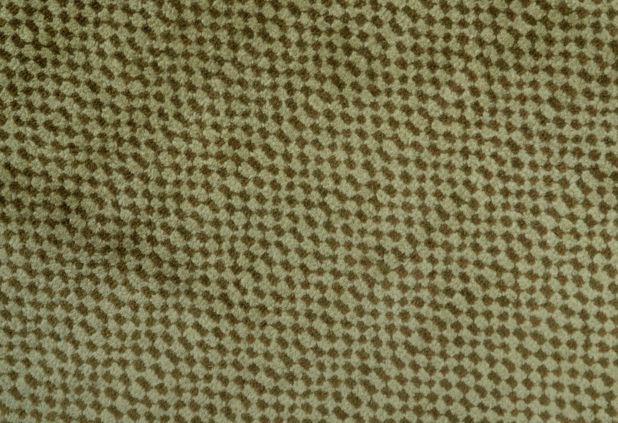 Modern Geometrical Design Beige And Brown 6x10 Hand Knotted Wool Rug