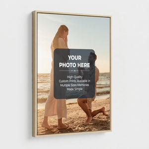 Custom Photo Framed Canvas Wall Art, Personalized Picture Print